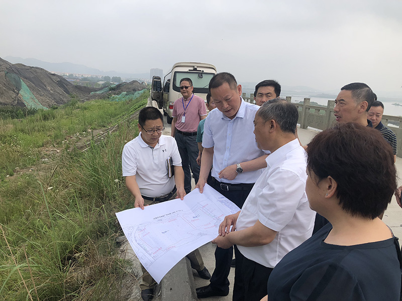 市、县领导现场调研天马50万吨玻瓶项目(图5)